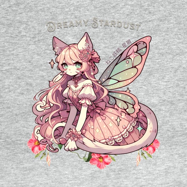 Enchanted Dreamy Stardust - A Cat Fairycore Fantasy by Conversion Threads